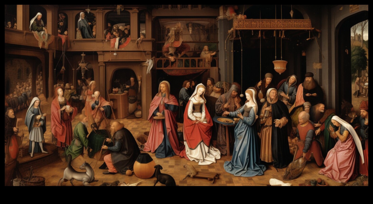 Galīgas krāsas: emociju palete viduslaiku mākslinieciskajās attēlos