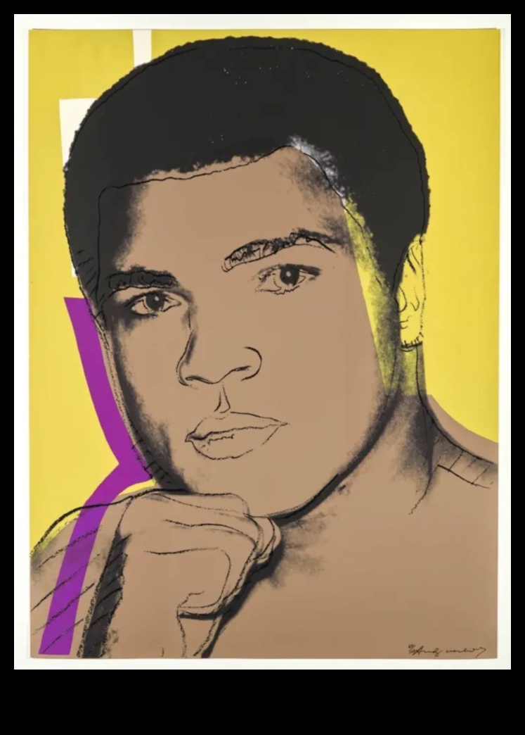 Popmākslas portreti: sejas un figūras spilgtā detaļā