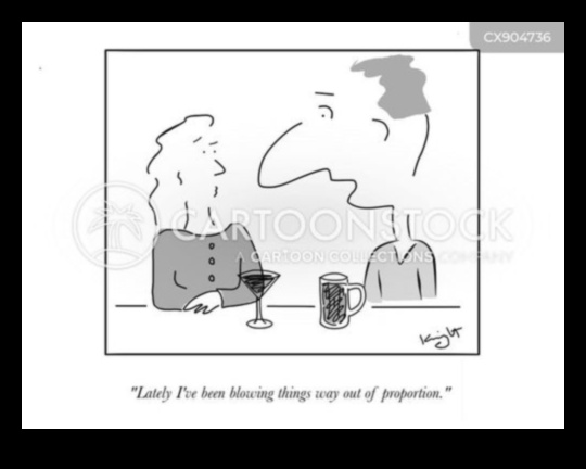 Humoristiskas perspektīvas: pārspīlētas ainas karikatūrā