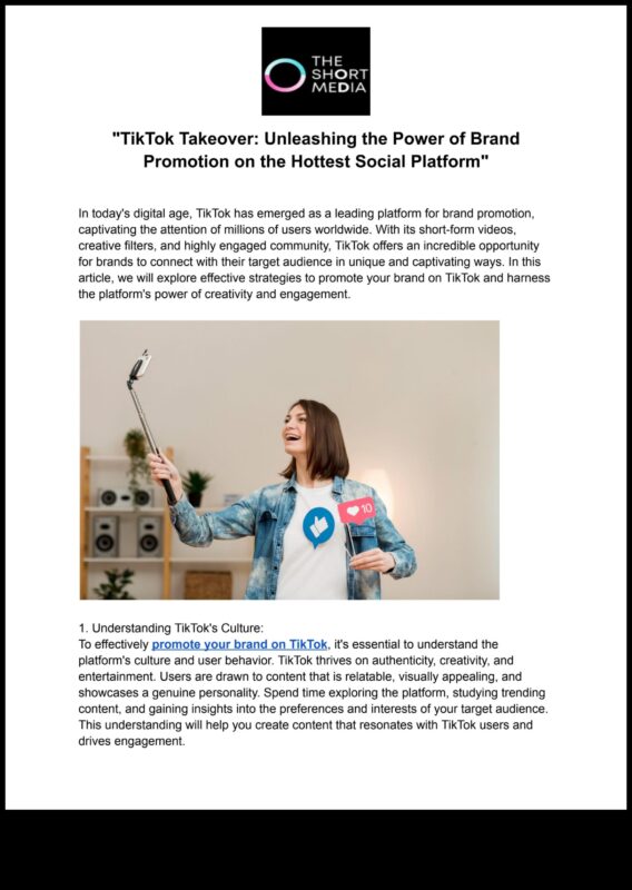 Atbrīvotie filtri: TikTok stratēģiskas pieejas izstrāde