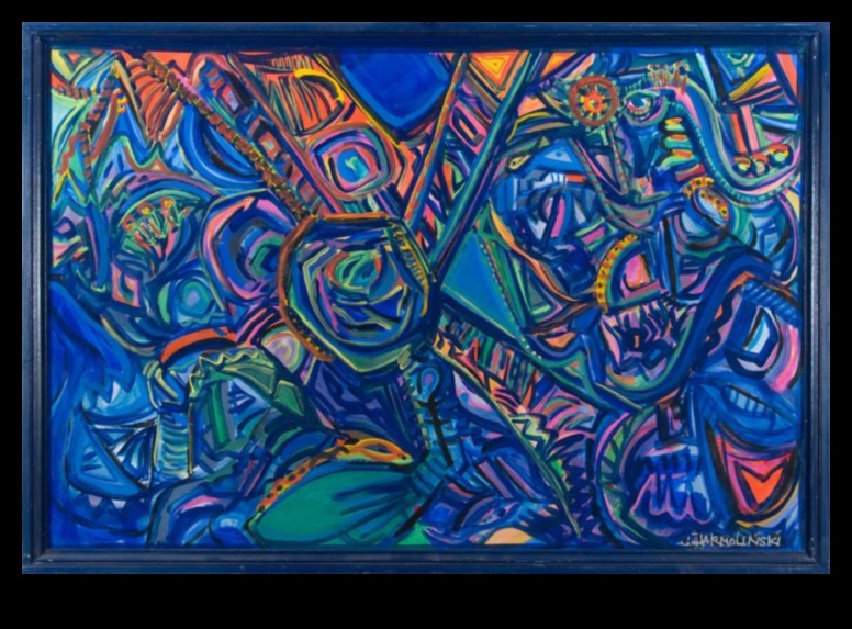 Harmonija haosā: elementu līdzsvarošana abstraktās kompozīcijās