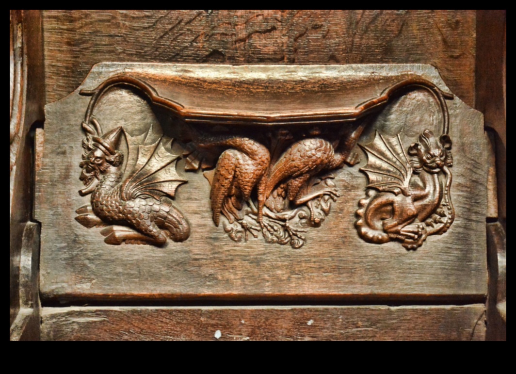 Majestic Misericords: grebti sēdekļi gotiskā kora stendos