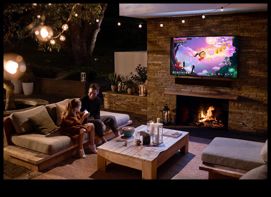 Vizuālā terapija: televizori ar relaksējošām apkārtējās vides ainām un dabas displejiem