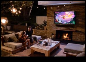 Vizuālā terapija: televizori ar relaksējošām apkārtējās vides ainām un dabas displejiem